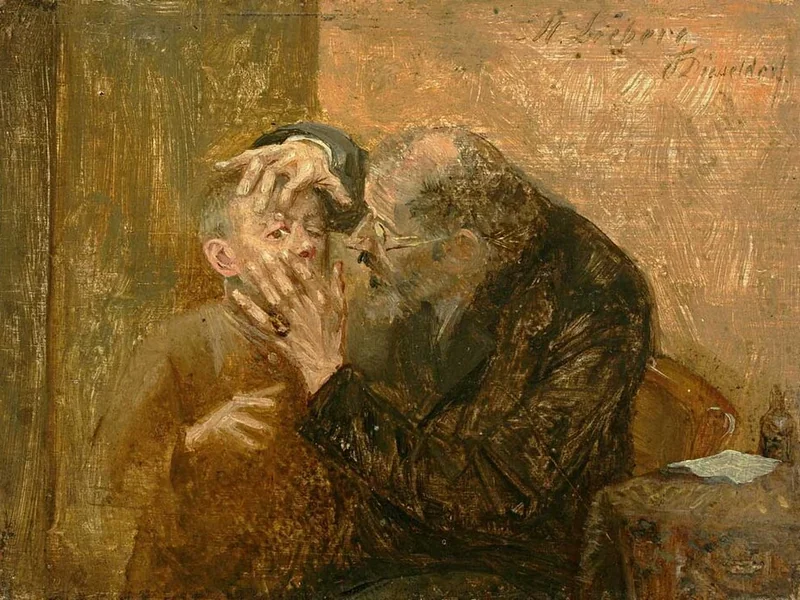 1856-Max Lieberg - Ragazzo dall'oculista